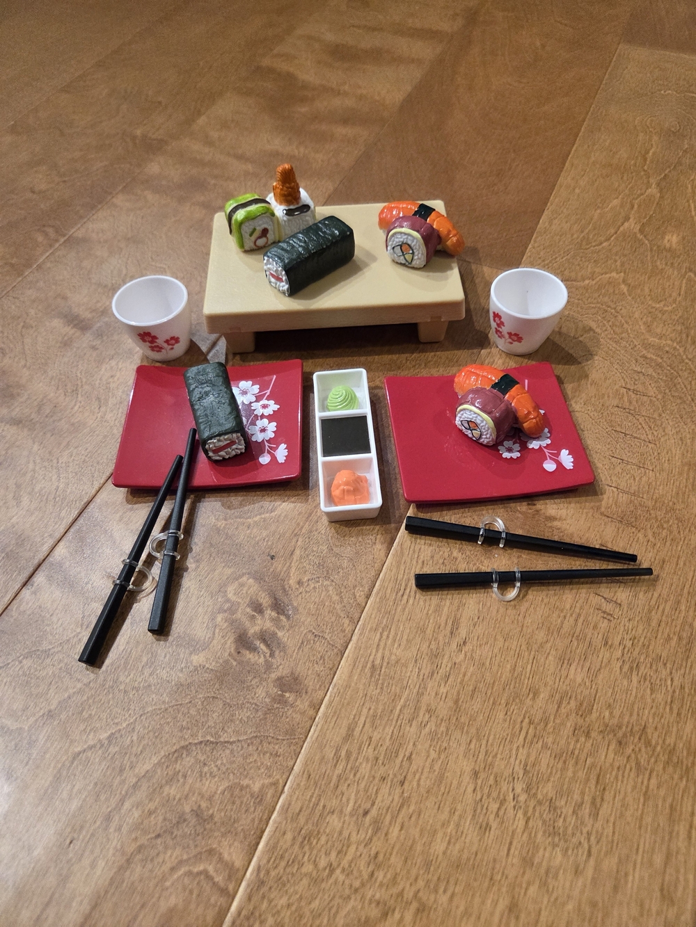 The official American Girl Truly Me Out for Sushi Set. Like New. No Box.